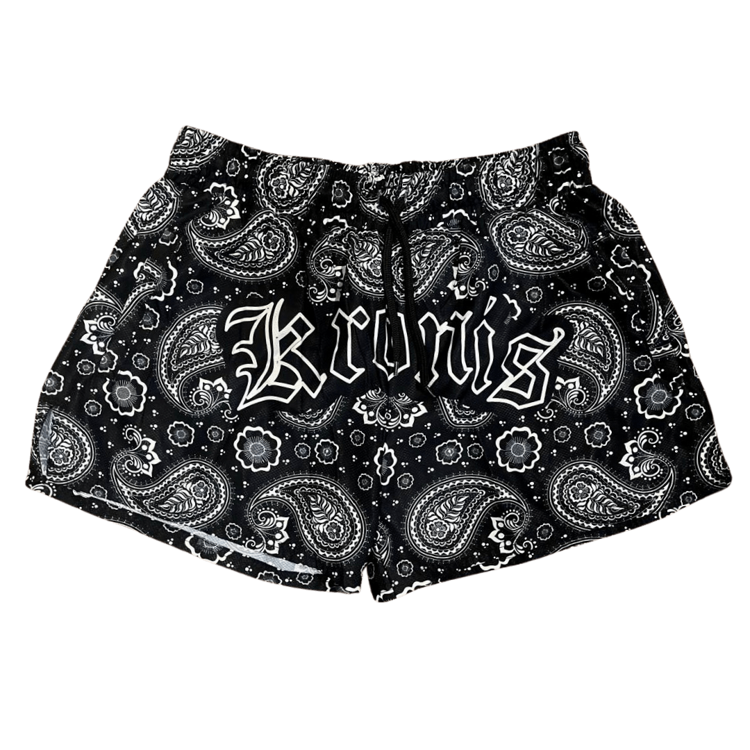 KRONIS MUAY THAI SHORTS (MID THIGH CUT) UNISEX